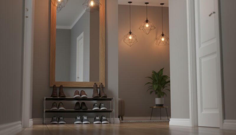 ogledalo u hodniku sa rasvetom ogledalo u hodniku sa rasvetom